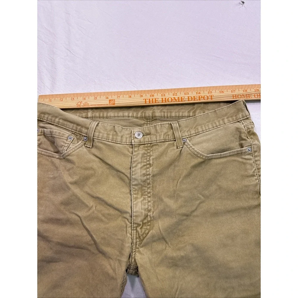 Levi's 511 Corduroy Pants  Men's 38X30 TAN Slim Fit Classic Modern Casual PREPPY
